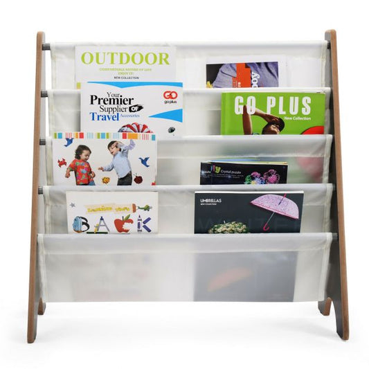 4 Tier Children Bookshelf Magazine Rack Organiser