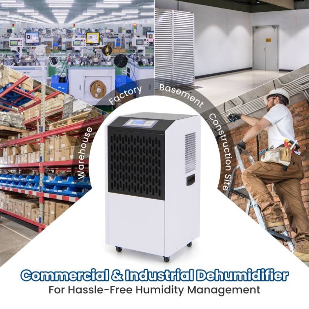 120L Commercial Industrial Dehumidifier for Spaces up to 500㎡