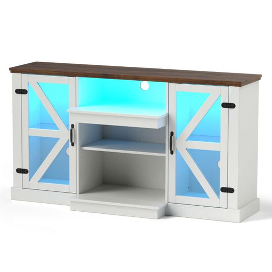 150 CM Media Console Table TV Cabinet for TVs up to 68 Inch