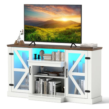 150 CM Media Console Table TV Cabinet for TVs up to 68 Inch