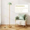 163cm Floor Lamp Standing Lamp with Shatterproof Lampshade
