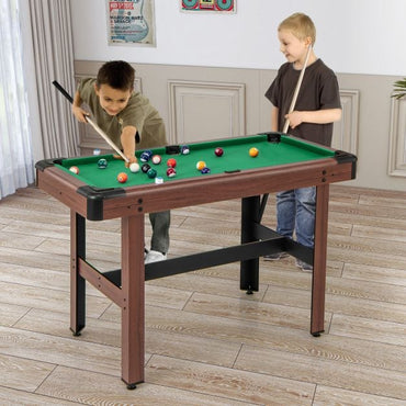122 cm Wooden Pool Table for Kids and Adults