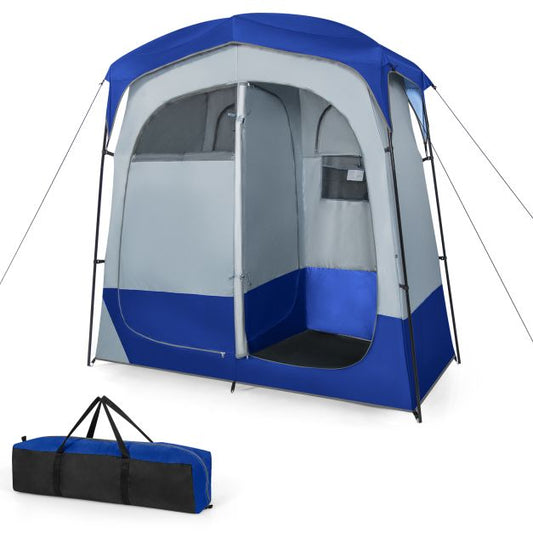 2 Rooms Privacy Shelter Tent with Removable Rain Fly