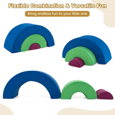 3 Piece Toddlers Climbing Toys with Elastic Filling