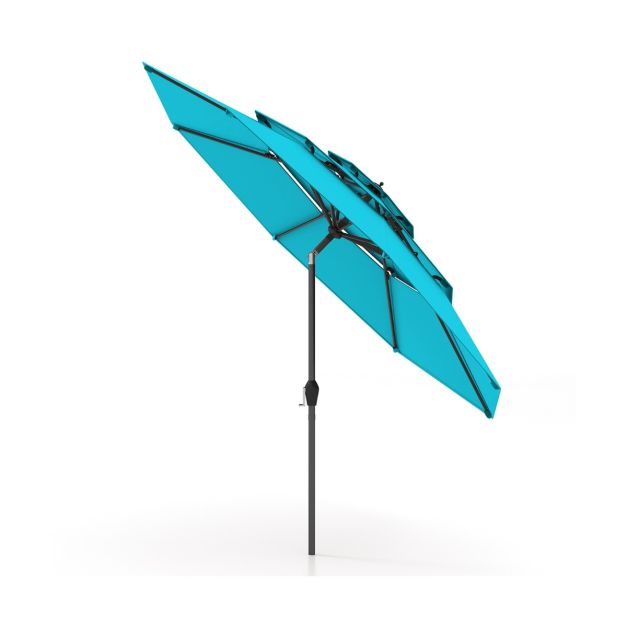 296cm 3 Tier Outdoor Umbrella