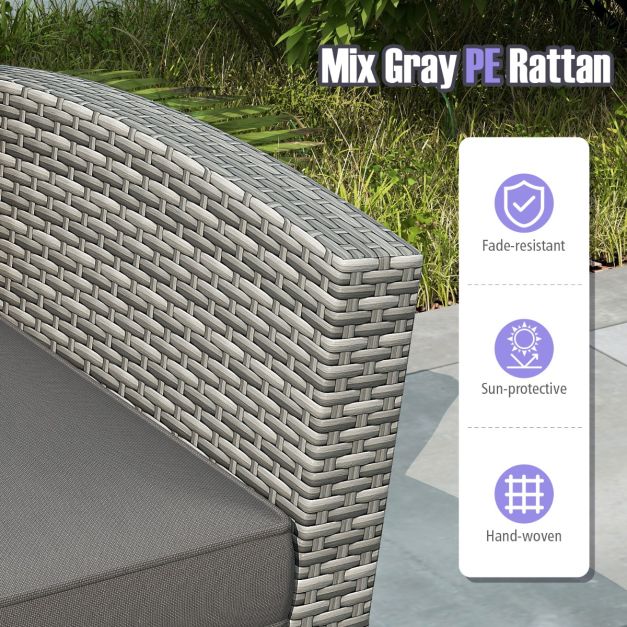 4 Piece Patio Conversation Seat