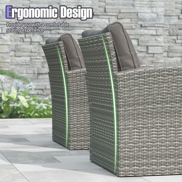 4 Piece Patio Conversation Seat