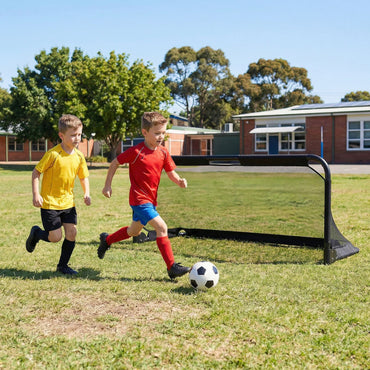 3 x 2 /5 x 3 FT Foldable Soccer Goal for Kids with Net and Ground Stakes