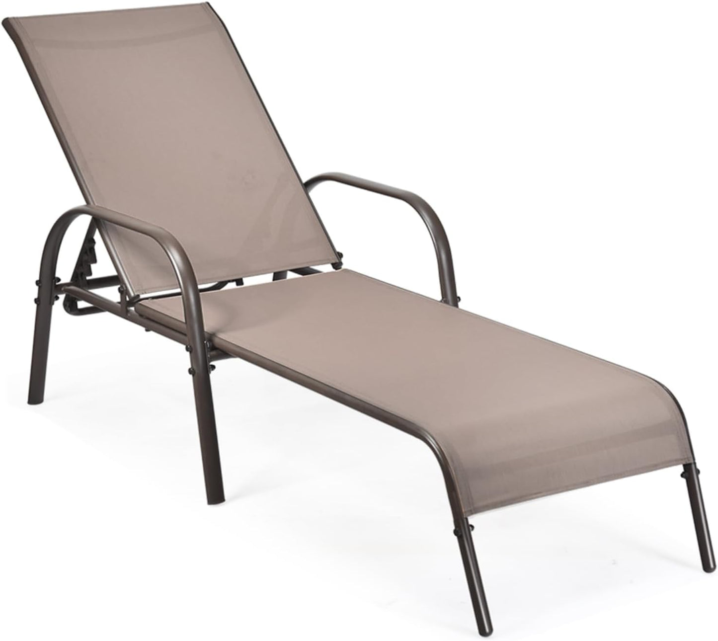 5-Level Adjustable Garden Sun Lounger
