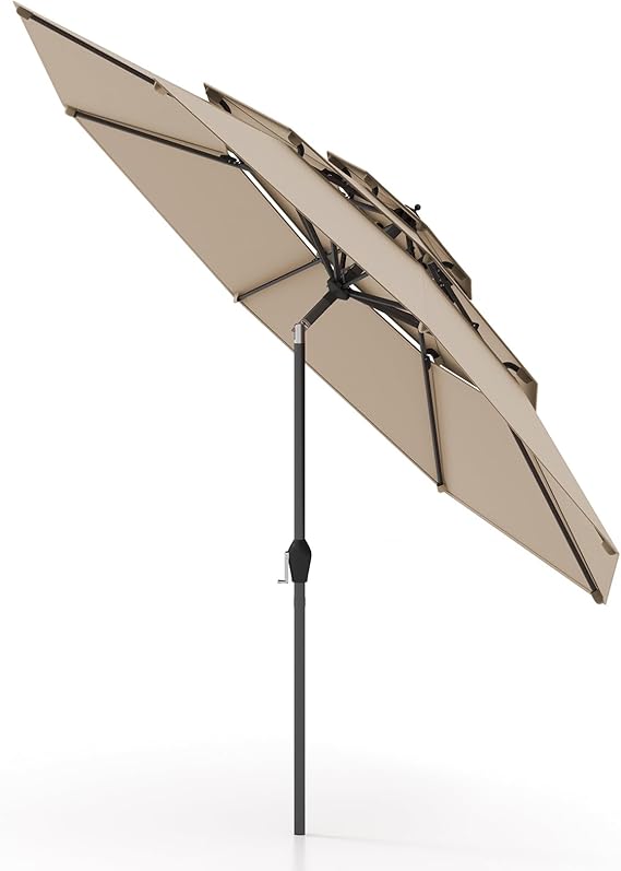 296cm 3 Tier Outdoor Umbrella