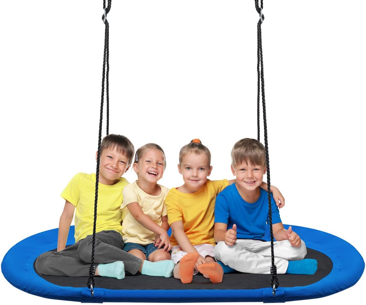 60 inch Kids Nest Swing with Adjustable Hanging Ropes