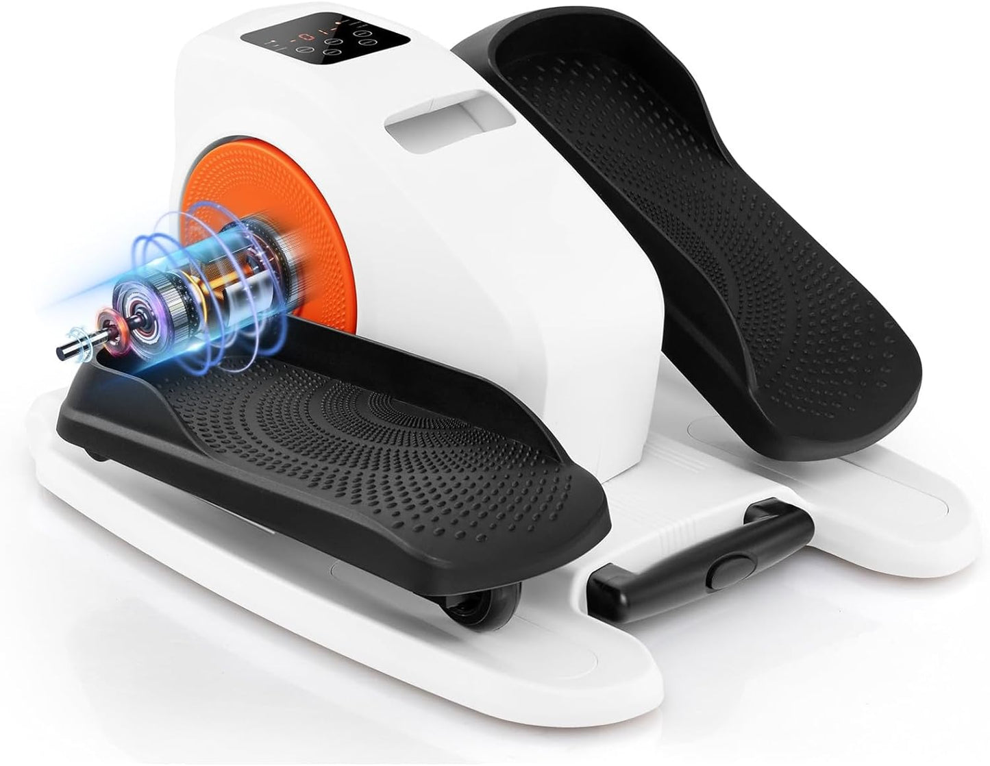 Under Desk Elliptical Machine with Display Screen and Remote Control