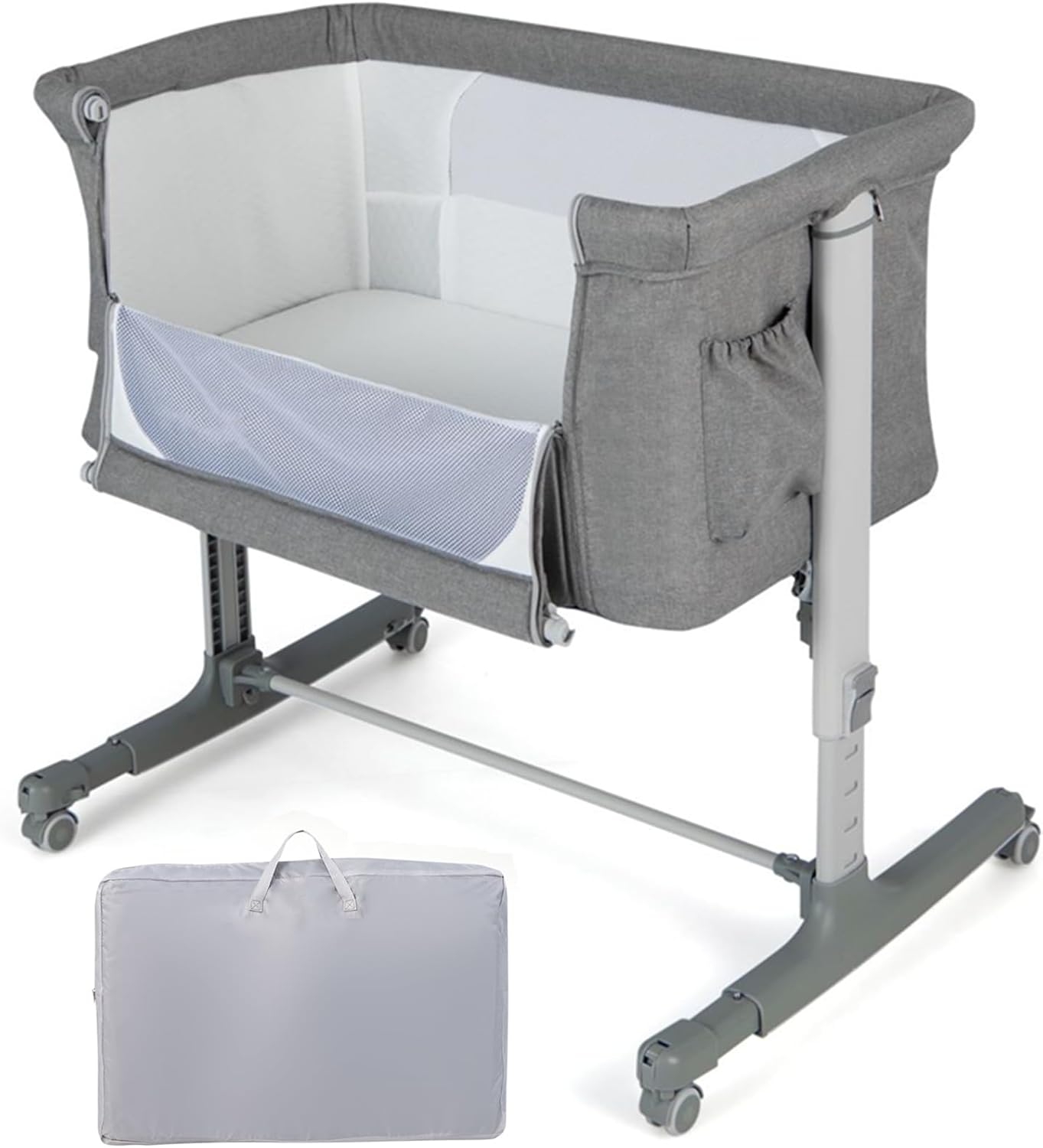 Easy Folding Cot Bed with Mattress