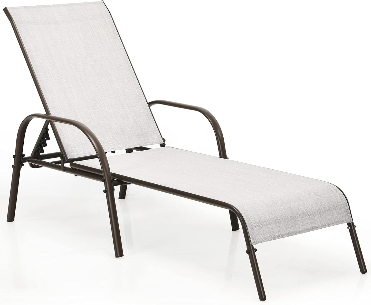 5-Level Adjustable Garden Sun Lounger