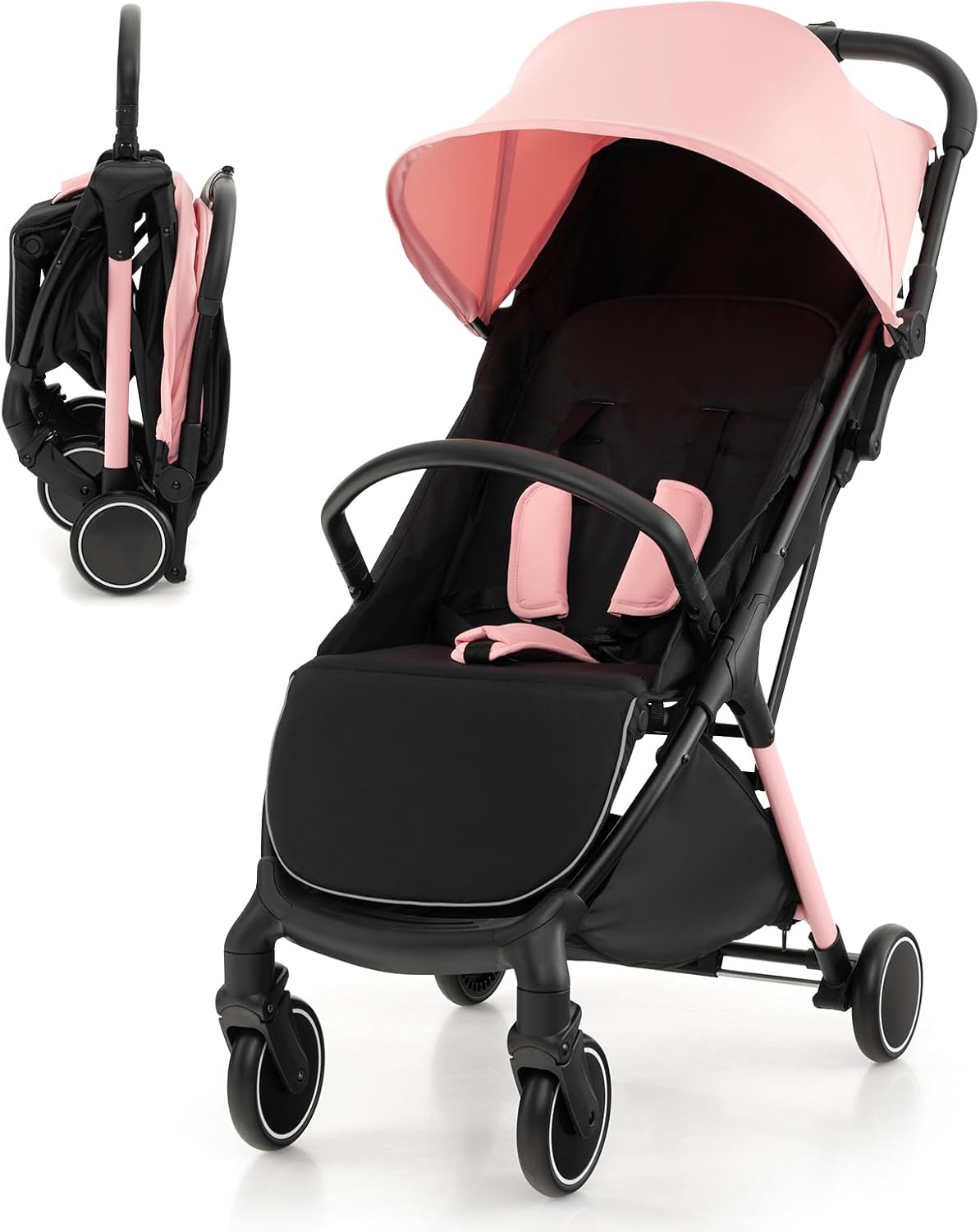 Protable Travel Buggy with Detachable Seat Cover