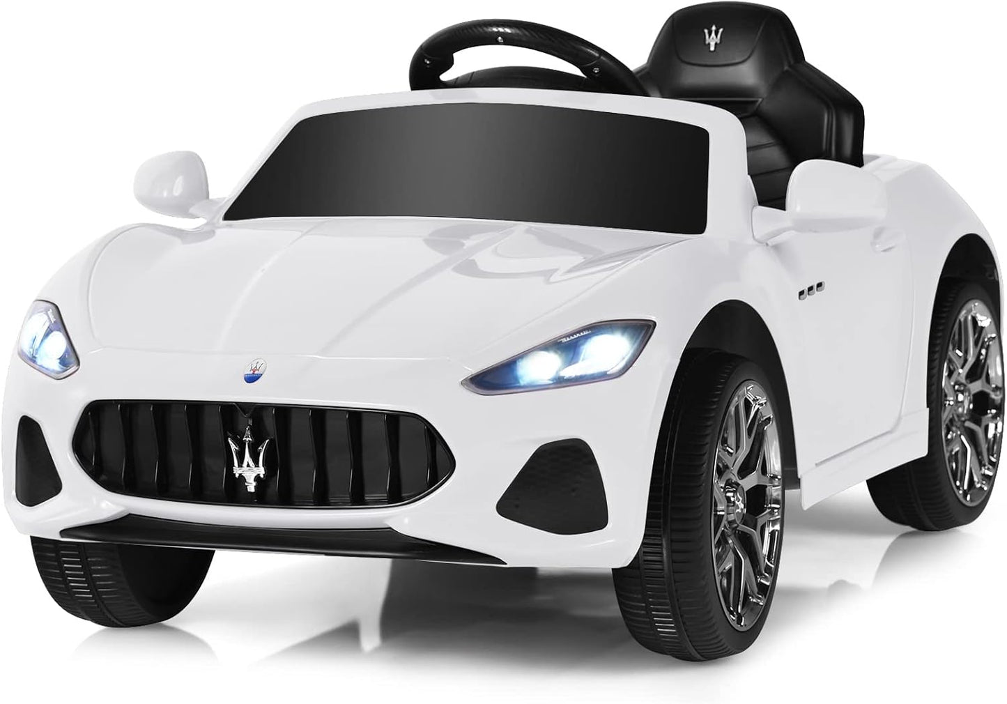 12V Battery Powered Compatible Maserati Toy Vehicle with Two Motors