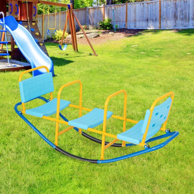 3 Person Kids Seesaw Teeter Totter for Kids Age 3-8