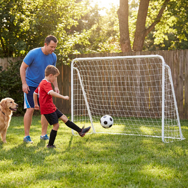 7 x 5 ft Soccer Goal Set for Backyard with Removable Target Cloth