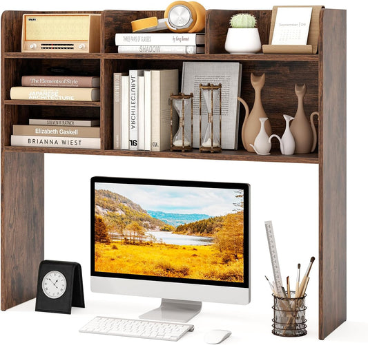 Desktop Bookshelf 3-Tier Display Rack Bookcase Storage Rack