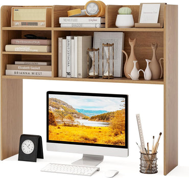 Desktop Bookshelf 3-Tier Display Rack Bookcase Storage Rack