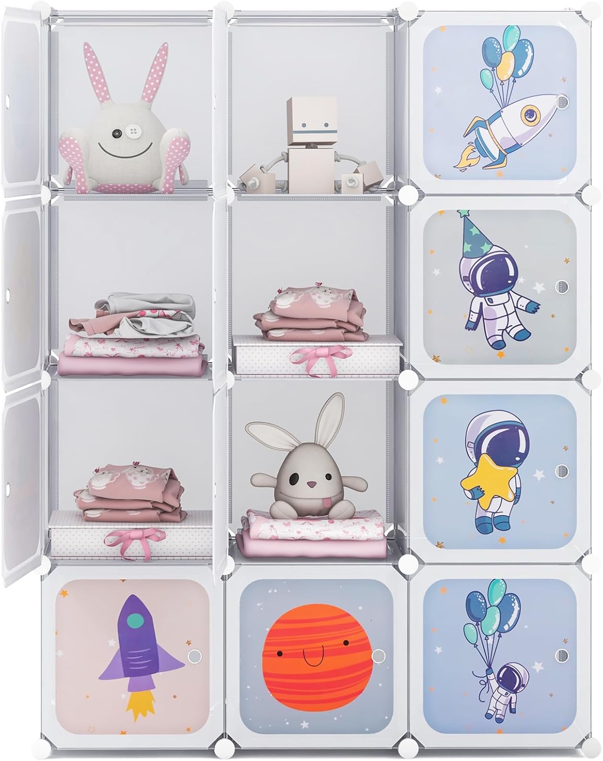 8/12 Cube Portable Kids Wardrobe with Hanging Section