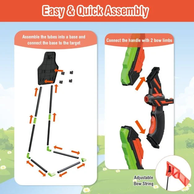 Kids Bow and Arrow Set with 20 Suction Cup Arrows