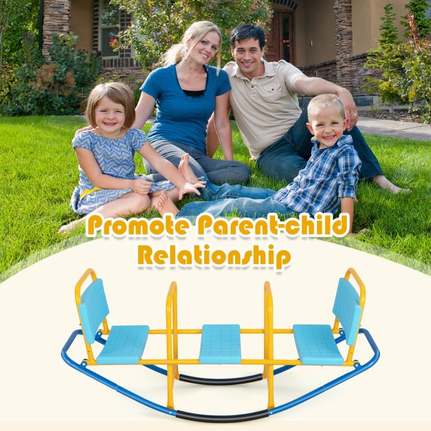 3 Person Kids Seesaw Teeter Totter for Kids Age 3-8
