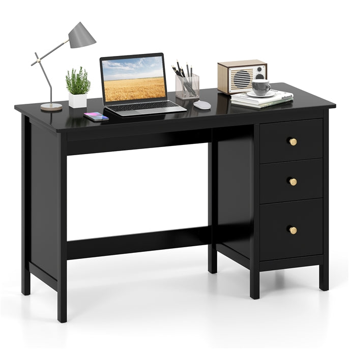 Modern Computer Desk with 3 Drawers for Home Office
