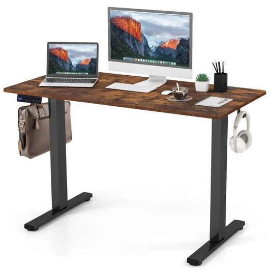 120 x 60cm Height Adjustable Standing Desk with 3 Memory Heights