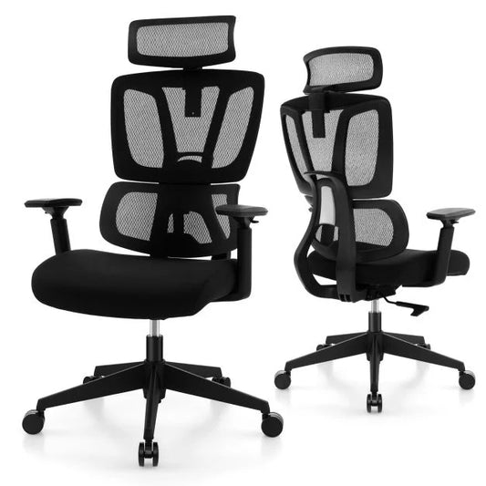 Ergonomic Mesh Office Chair with N Type Lumbar Support