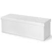 Folding Storage Ottoman Bench with Lid for Living Room