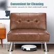 Single Sofa Chair with 3-Position Adjustable Backrest for Home Office