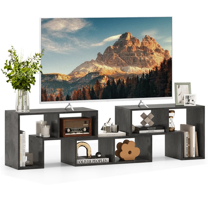 TV Stand for TVs up to 65 Inches, Free Combination Adjustable TV Cabinet Media Entertainment Center Storage Shelf