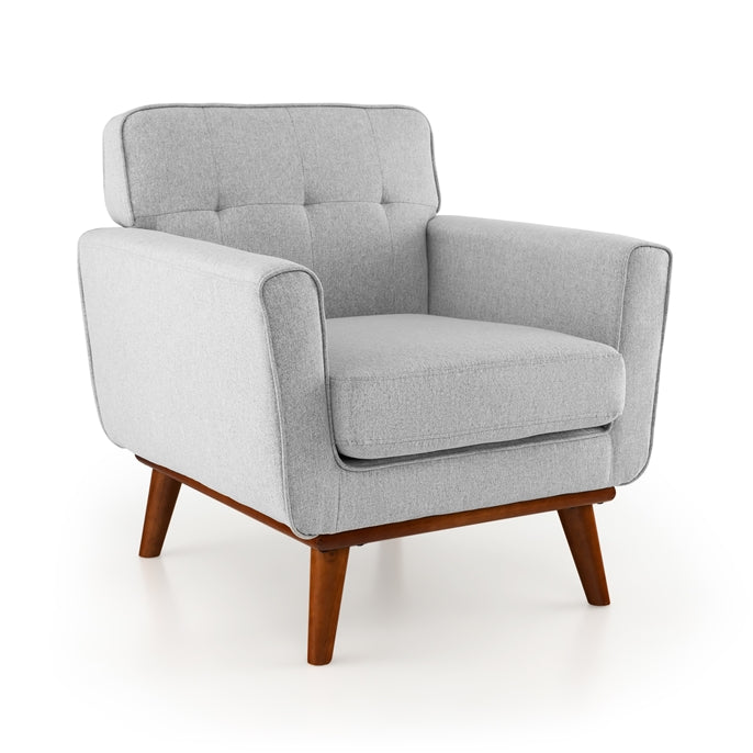 Modern Accent Armchair with Removable Padded Seat Cushion