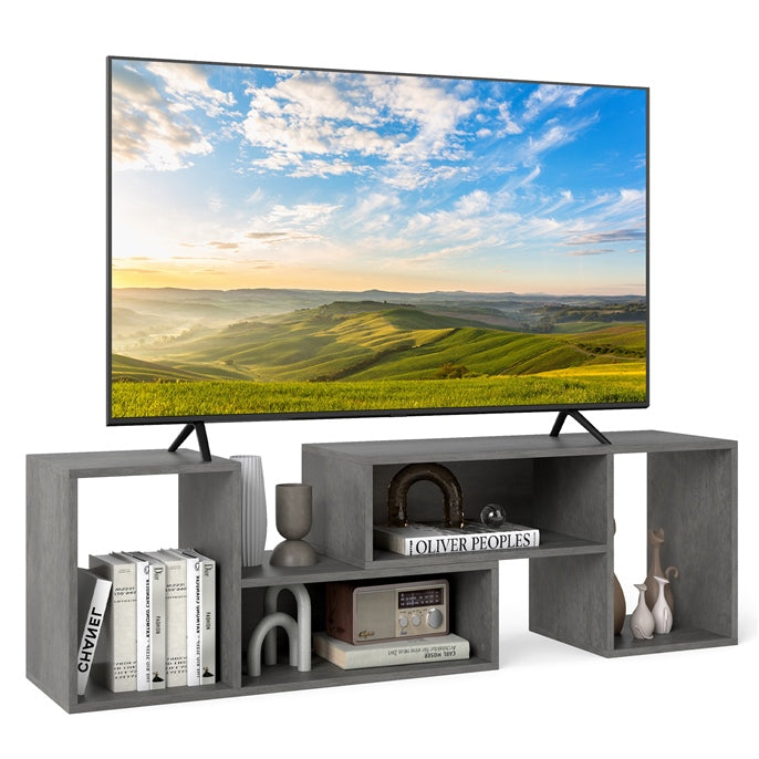 TV Stand for TVs up to 60 Inches, Free Combination Adjustable TV Cabinet Media Entertainment Center