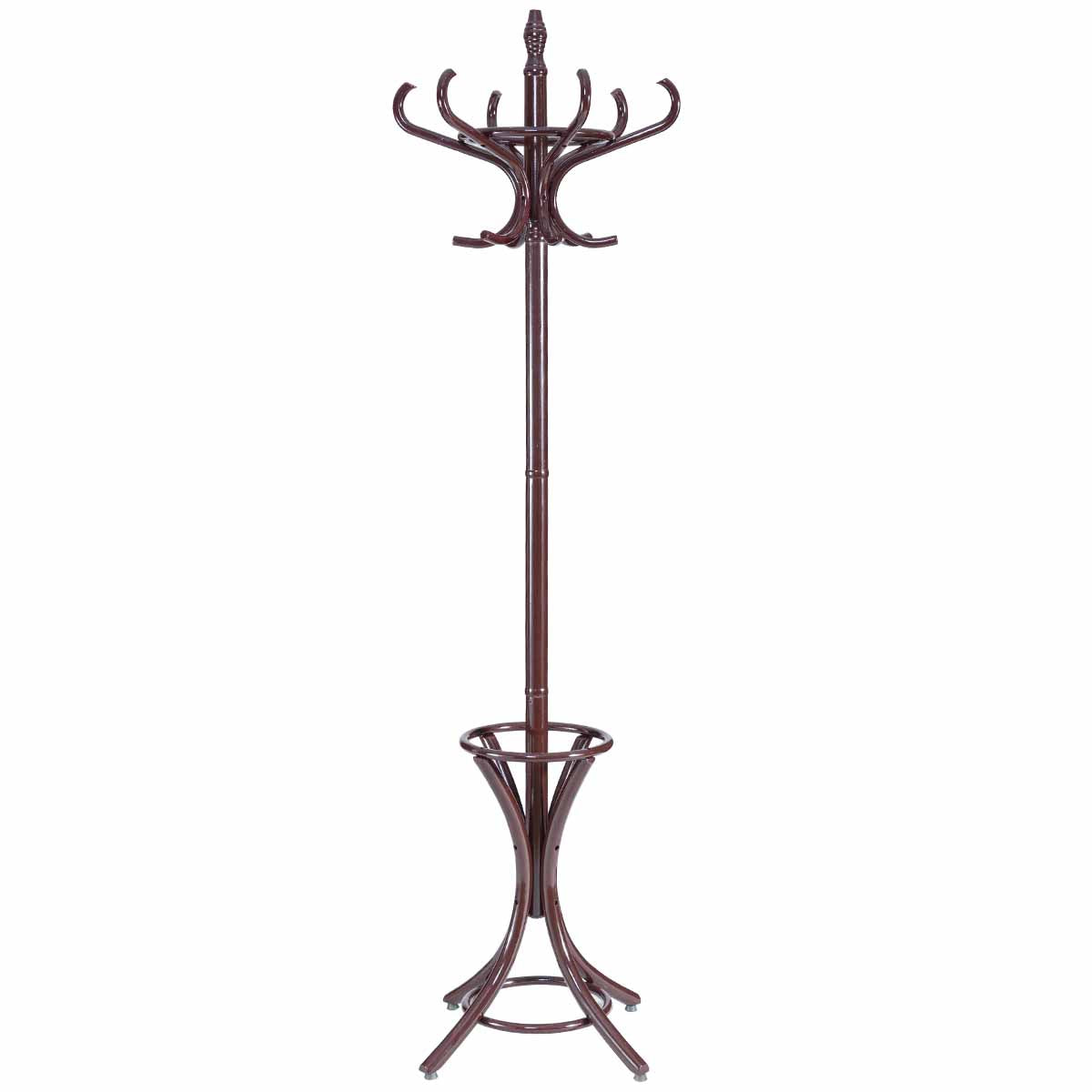 12 Hooks Freestanding Coat Rack with Umbrella Holder
