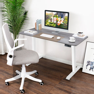 Electric Height Adjustable Standing Desk with Memory Smart Presets and Anti-Collision Function