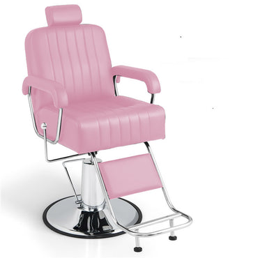 Salon Chair Hydraulic Barber Chair with Adjustable Headrest