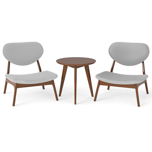 Accent Chairs Set of 2 with Side Table for Bedroom Waiting Room
