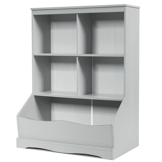 Kids Bookshelf and Toy Organizer