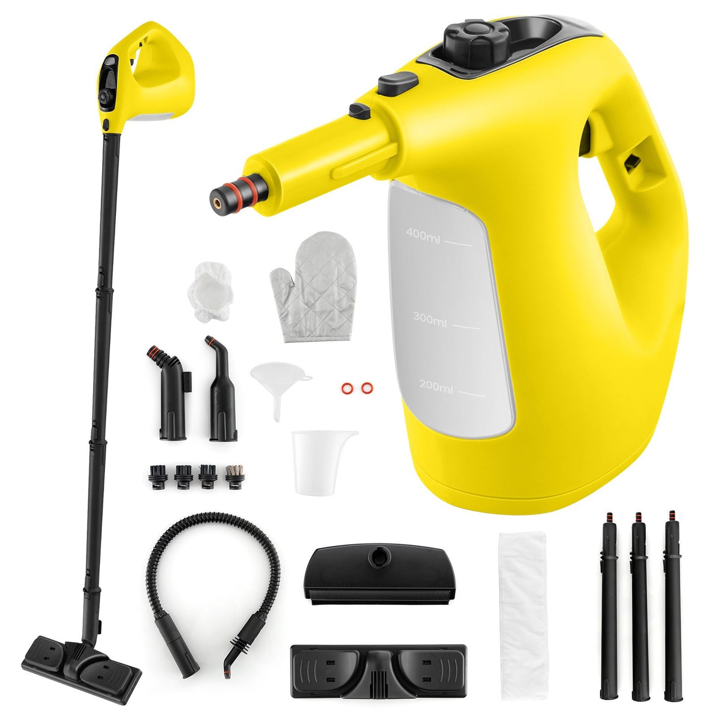 Multi-Surface Handheld Steam Cleaner with Safety Lock