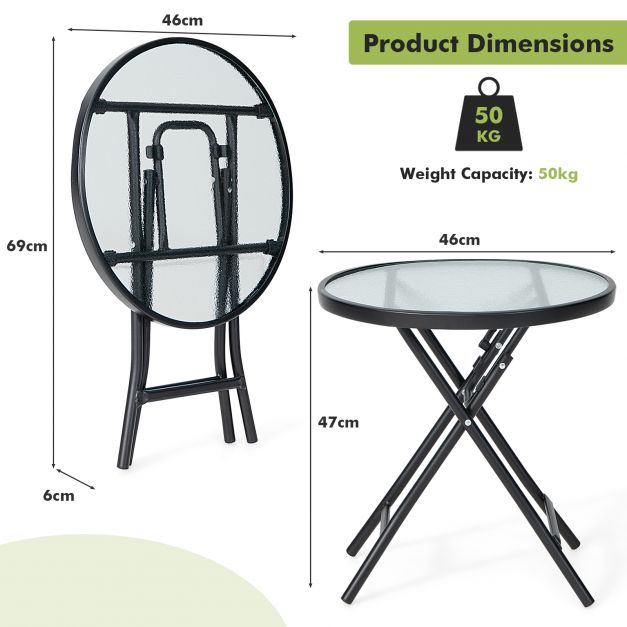 Folding Garden Side Table