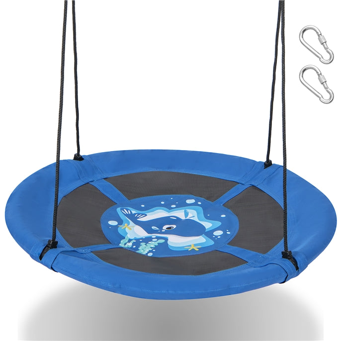 104 cm Saucer Tree Swing with 600D Oxford Fabric