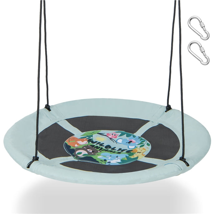 104 cm Saucer Tree Swing with 600D Oxford Fabric