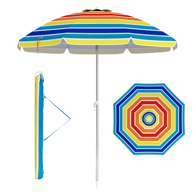 2M Garden Parasol with UPF 50+ Sun Protection