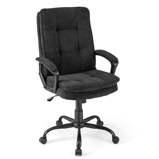 Height-adjustable Office Chair with Rocking Function and Armrest