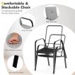 5-Piece Outdoor Dining Set with Removable Cushions
