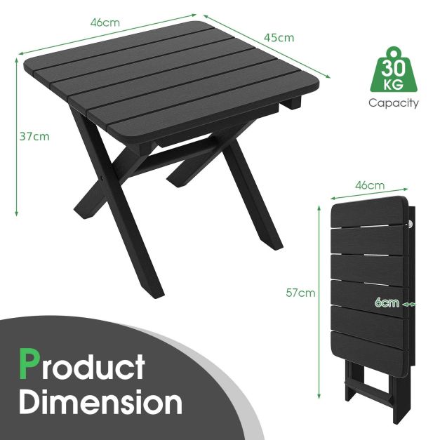Outdoor Folding Side Table