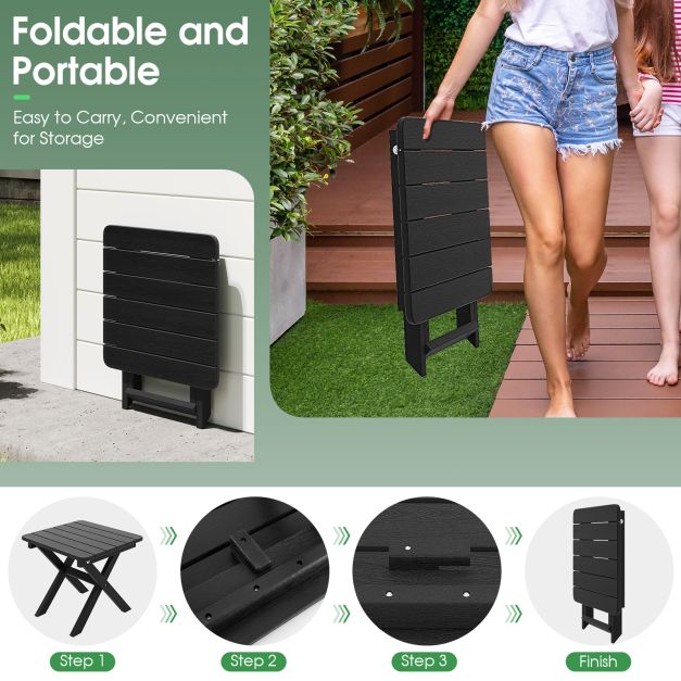 Outdoor Folding Side Table
