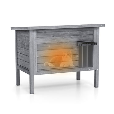 Outdoor Insulated Cat House with All-Round Insulated Styfoam